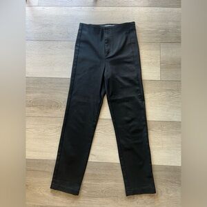 Madewell Black Zippered Pants